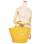 プラダ バッグ PRADA  カナパ CANAPA レディース トートバッグ ショルダーバッグ SOLEIL 黄色 1BG163 ZKI F065Y