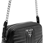 プラダ PRADA ショルダーバッグ ソフト カーフ インパーツ SOFT CALF IMPUNTU ブラック  レディース 1BH083 2D91 F0002
