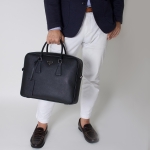 プラダ PRADA ビジネスバッグ/ショルダーバッグ サフィアーノ トラベル SAFFIANO TRAVEL ブラック  メンズ 2VE891 9Z2 F0002