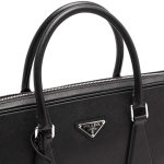 プラダ PRADA ビジネスバッグ/ショルダーバッグ SAFFIANO ブラック  メンズ 2VE368 9Z2 F0002​
