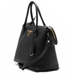 プラダPRADA トートバッグ/ショルダーバッグ ヴィッテロ ダイノ/VITELLO DAINO ブラック  レディース 1BA157 2BBE F0002​