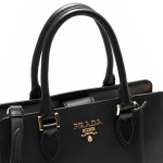 プラダバッグ PRADA トートバッグ/ショルダーバッグ サフィアーノ ソフトカーフ/SAFFIANO SOFT CALF ブラック  レディース 1BA113 2BHD F0002​