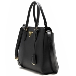 プラダバッグ PRADA トートバッグ/ショルダーバッグ サフィアーノ ソフトカーフ/SAFFIANO SOFT CALF ブラック  レディース 1BA113 2BHD F0002​