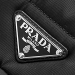 プラダ PRADA ハンドバッグ/ショルダーバッグ テスート ボーマー TESSUTO BOMBER 三角ロゴプレート ブラック  レディース 1BB025 2A4G F0002​