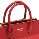 プラダ PRADA ハンドバッグ/ショルダーバッグ サフィアーノ シティ SAFFIANO CITY C パラディグムバッグ ロッソレッド  レディース 1BA103 2EVU F0011​
