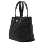 プラダ PRADA トートバッグ/ショルダーバッグ テスート TESSUTO IMPUNTURATO 三角ロゴプレート ブラック 1BA090 2EJR F0002