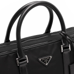 プラダ PRADA ビジネスバッグ/ショルダーバッグ TESSUTO SAFFIANO 三角ロゴプレート ブラック 2VE002 064 F0002 