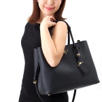 プラダ  PRADA トートバッグ/ショルダーバッグ サフィアーノ キュイール 【SAFFIANO CUIR】 ブラック レディース 1BG756 2A4A F0632 ​