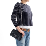 プラダ PRADA ショルダーバッグ ソフトカーフ インプントゥーレ/SOFT CALF IMPUN ブラック レディース 1BD107 2D91 F0002 ​