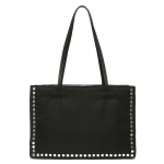 プラダ PRADA ショルダーバッグ エティケット トートバッグ ブラック/ライトブルー 1BG122 2BOD F0OK0