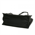 プラダ PRADA ショルダーバッグ エティケット トートバッグ ブラック/ライトブルー 1BG122 2BOD F0OK0