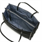 プラダ PRADA ショルダーバッグ エティケット トートバッグ ブラック/ライトブルー 1BG122 2BOD F0OK0