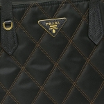 プラダ PRADA ショルダーバッグ トートバッグ トートバッグ ブラック/ブラウン 1BG085 2EJR F0807 
