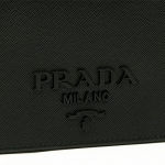 プラダ PRADA ポシェット レザー 財布 ショルダーバッグ ブラック 1BP012 NZV F0002