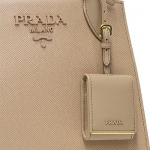 プラダ PRADA ショルダーバッグ レザー モノクローム ハンドバッグ(2WAY仕様) ピンクベージュ 1BA156 2ERX F0236