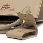 プラダ PRADA ショルダーバッグ レザー モノクローム ハンドバッグ(2WAY仕様) ピンクベージュ 1BA156 2ERX F0236