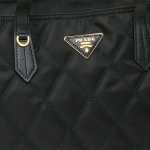 プラダバッグ PRADA トートバッグ ブラック 1BG085 2EJR F0002
