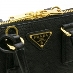 プラダ PRADA ミニハンドバッグ(2WAY仕様) promenade mini ミニプロムナードバッグ ブラック 1BH851 NZV F0002 