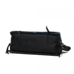 プラダ PRADA レディース エティケット ショルダーバッグ ブラック/ライトブルー 1BD088 2BOD F0OK0