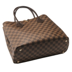 ルイヴィトン ハンドバッグ ダミエ エベヌ DAMIER EBENE ケンジントン レディース EBENE(エベヌ) ブラウン 2WAY Vシグネチャー モダン エレガント N41435 ​