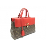 ルイヴィトンLOUIS VUITTON ヴィーナス　ビジネスバッグ ハンドバッグ モノグラム×レッド モノグラム×カウハイドレザー M41738