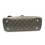 ルイヴィトンLOUIS VUITTON ヴィーナス　ビジネスバッグ ハンドバッグ モノグラム×レッド モノグラム×カウハイドレザー M41738