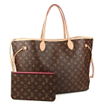 ルイヴィトン　ダミエ　ネヴァーフルGMポーチ付　モノグラム/ピヴォワンヌ　LOUIS VUITTON　トートバッグ　M41180