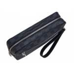 ルイヴィトン  バッグ メンズ　セカンドバッグ　ダミエ・グラフィット　LV　ポーチ　ポシェット・カサイ　N41664​