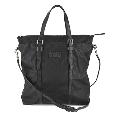 グッチ トートバッグ アウトレット ナイロングッチシマ レディース BLACK ブラック 黒 510333 K28AN 1000 ​