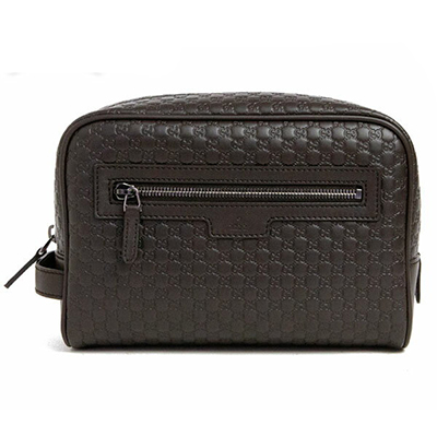 グッチ バッグ GG柄 メンズ セカンドバッグ GUCCI アウトレット  マイクログッチシマ レザー ダークブラウン 419775 BMJ1R 2044​