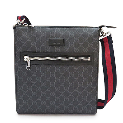 グッチ メッセンジャーバッグ GUCCI  GGスプリーム キャンバス ショルダーバッグ ブラック 474137 K5RLN 1095​