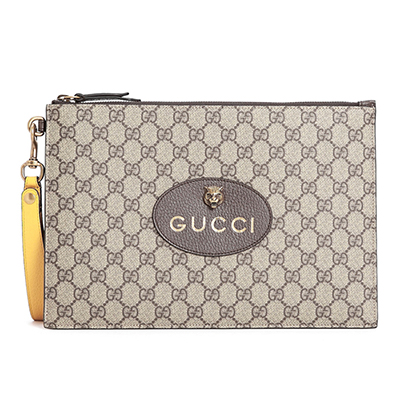 GUCCI グッチ GGスプリーム19SS ヴィンテージポーチ クラッチバッグ 473956 K9GOT 8861