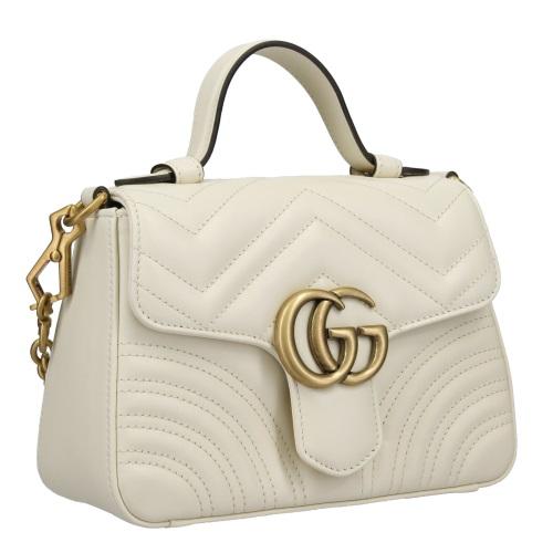 GUCCI グッチ ハンドバッグ レディース GGマーモント ホワイト 547260 DTDIT 9022