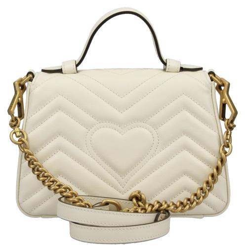 GUCCI グッチ ハンドバッグ レディース GGマーモント ホワイト 547260 DTDIT 9022