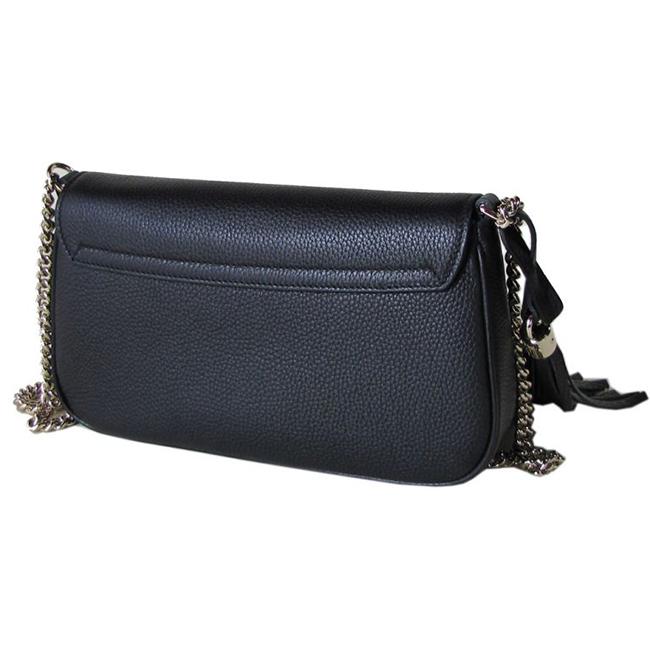 グッチ GUCCI ショルダーバッグ レディース ソーホー SOHO レザー チェーンバッグ ブラック 336752 A7M0G 1000
