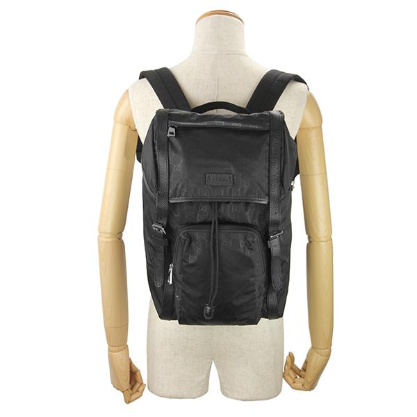 グッチ リュックサック GUCCI アウトレット ナイロングッチシマ NYLON GUCCISSIMA バックパック ユニセックス BLACK ブラック 510336 K28CN 1000 ​