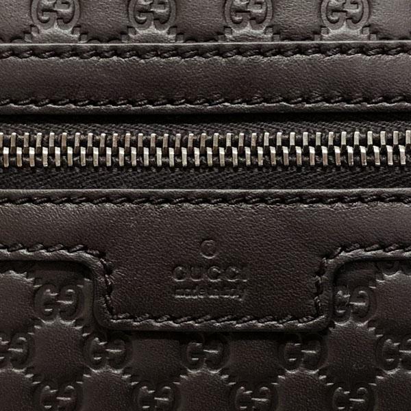 グッチ バッグ GG柄 メンズ セカンドバッグ GUCCI アウトレット  マイクログッチシマ レザー ダークブラウン 419775 BMJ1R 2044​