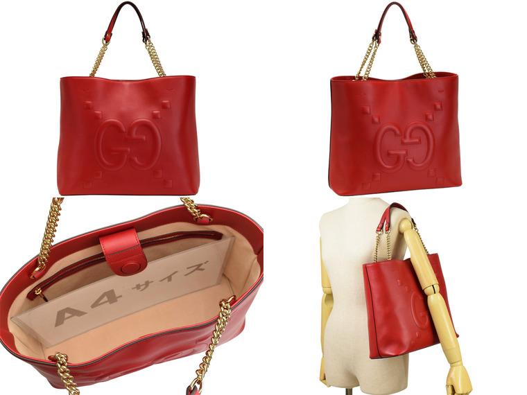 グッチ バッグ GUCCI トートバッグ チェーン アウトレット 453561dsvtg6433