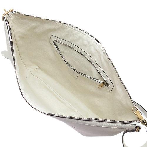 グッチ ショルダーバッグ メンズ  GUCCI ハーフムーン ホーボーバッグ レザー ホワイト 523588 0GCAT 8820​