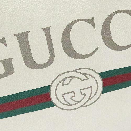 グッチ ショルダーバッグ メンズ  GUCCI ハーフムーン ホーボーバッグ レザー ホワイト 523588 0GCAT 8820​