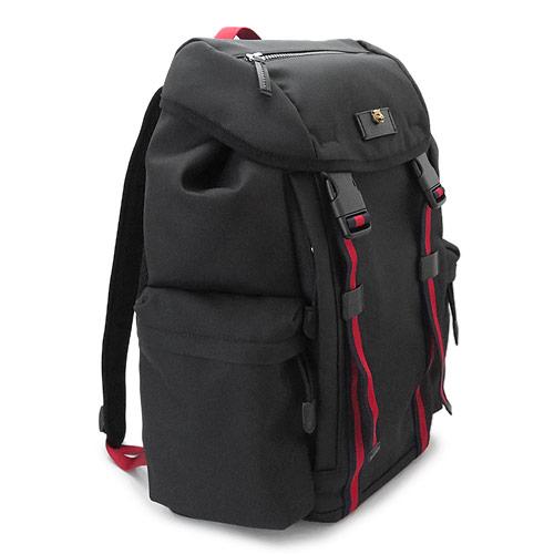 グッチ リュック メンズ GUCCI  バックパック ウェブ テクノキャンバス ブラック 黒 429037 K1N1X 1072​