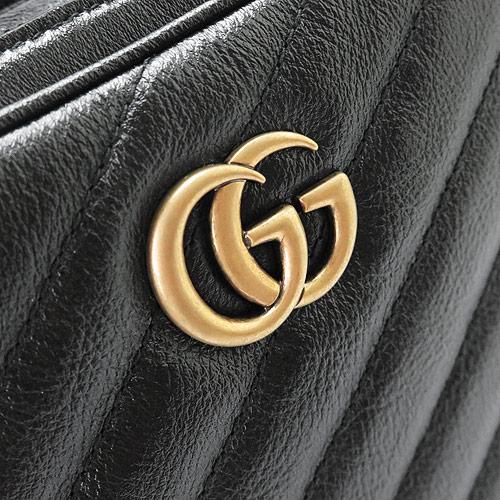 グッチ ショルダーバッグ  GUCCI ポシェット GG MARMONT/GGマーモント キルティング レザー ブラック 550155 0OLFT 1000​