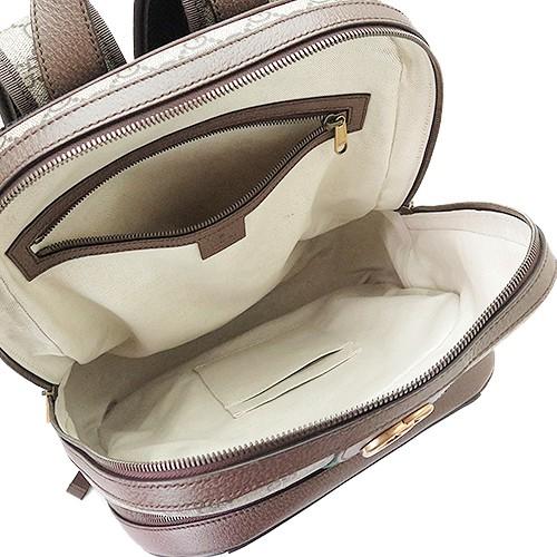 グッチ リュックサック GUCCI  メンズ バッグ ミディアム バックパック オフィディア GGスプリーム キャンバス PVC ベージュ×エボニー 547967 9U8BT 8994​
