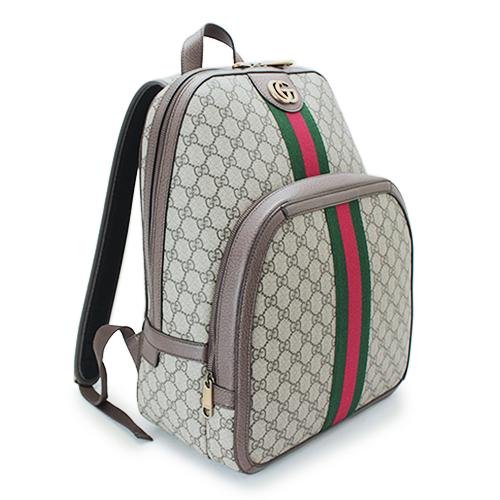 グッチ リュックサック GUCCI  メンズ バッグ ミディアム バックパック オフィディア GGスプリーム キャンバス PVC ベージュ×エボニー 547967 9U8BT 8994​