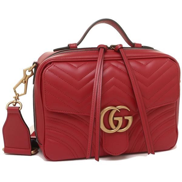 グッチ ハンドバッグ ショルダーバッグ レディース GUCCI  レッド 498100 DTDPT 8227