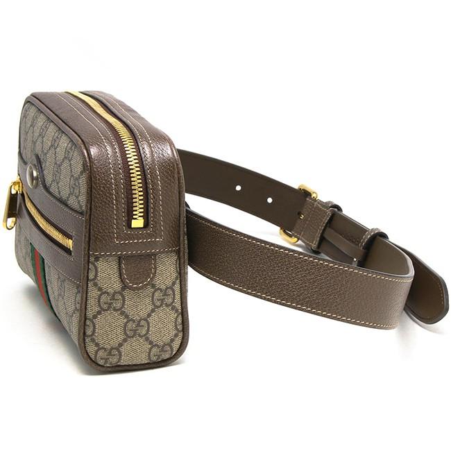 グッチ GUCCI ベルトバッグ/ウエストバッグ GGスプリーム/GG SUPREME ベージュ&エボニー&ブラウン  メンズ レディース  517076 96I3B 8745​