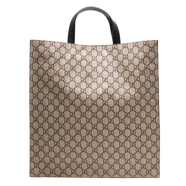 グッチ GUCCI トートバッグ/ショルダーバッグ ビープリント GGスプリーム BEE PRINT GG SUPREME ベージュ&ブラック  メンズ レディース 450950 K571T 8666​