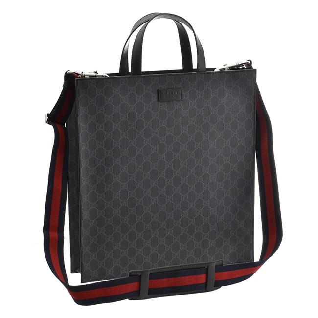 GUCCIグッチ GG スプリーム 2WAY バッグ トート ショルダーバッグ メンズ 495559 K5IAN 1095 