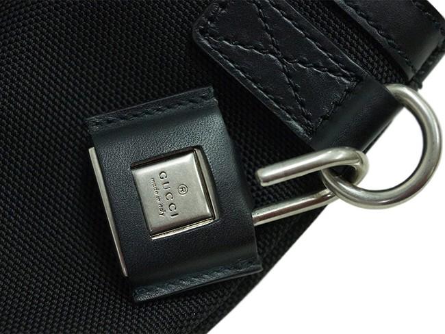 グッチ　バッグ　2WAY　トートバッグ　リュック　パラナ　ブラック　ウェビング　レッドxグリーン　アウトレット 387105-1060​