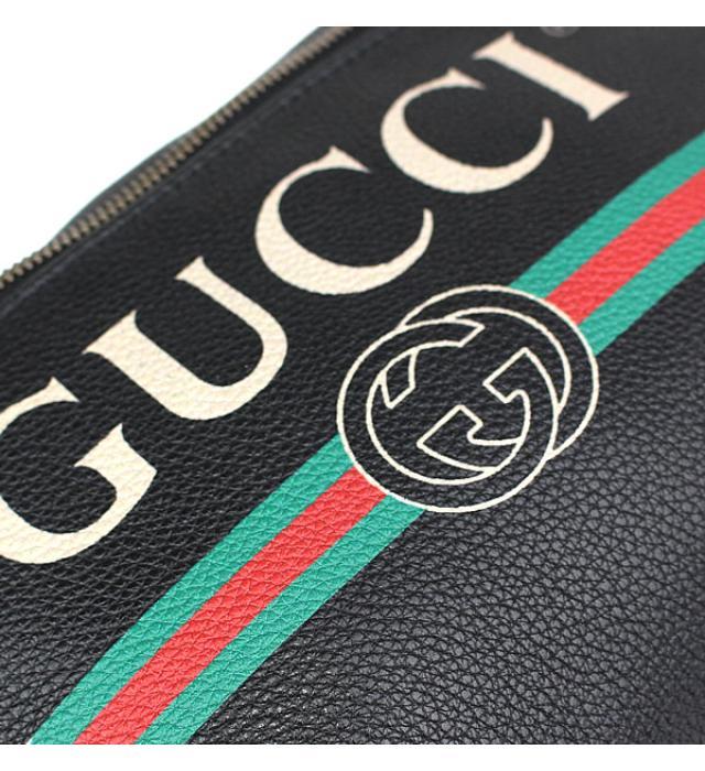 グッチ GUCCI ベルトバッグ ウエストバッグ メンズ グッチプリント 黒 530412GCCT8164
